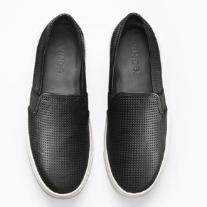 Vince Perforated Leather Blair Slip Ons